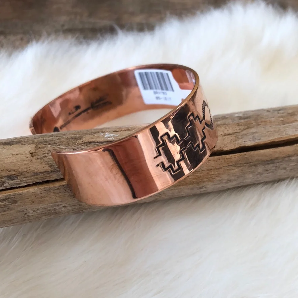 COPY - New Navajo Artisan Handmade Copper Bracelet